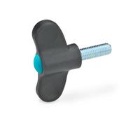 GN 633 ErgoStyle Wing Screw Threaded Stud Steel Zinc-Plated